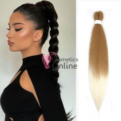 Coada de par dreapta Afro Vigorous Easy Jumbo Braids Hair de  65 cm Blond inchis -Blond deschis Ombre EZT27613